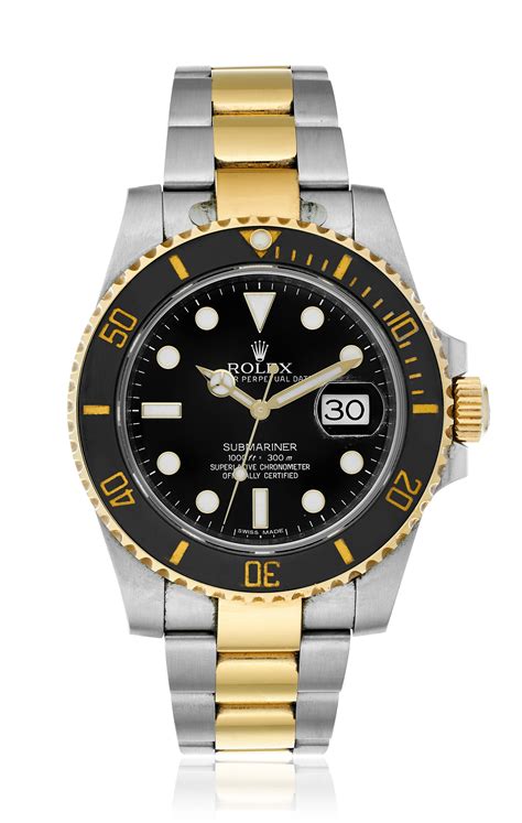 rolex 2-tone submariner ceramic and azur dial|Rolex Submariner two tone 41mm.